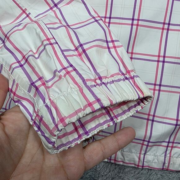 The North Face Women's Hyvent Plaid Rain Jacket Size Large - Picture 10 of 11